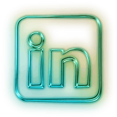 Download Like Icons Button Neon Linkedin Facebook Computer - Neon Png