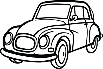 Toy Car Clipart Black And White Png