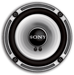 Speaker Whitecone Icon - Car Speakers Icons Softiconscom Sony Speaker Icon Png