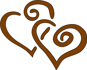 Hearts Brown Together - Free Vector Graphic On Pixabay Love Clip Art Png