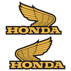 Vector Royalty Free Stock Honda Yellow - Honda Logo Honda Wing Logo Vector Png