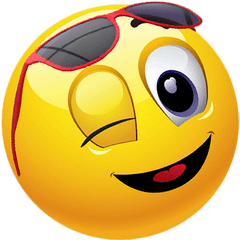 Smiley Jaune Avec Lunettes De Soleil - Smiley Lunette De Soleil Png