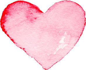 Heart Filter Png - Watercolor Painting Heart Pink Pink Watercolor Heart Png