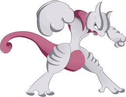 Pokemon Species Mewtwo PNG File HD