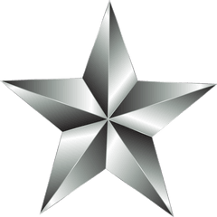 Download Medium Image - Silver Star Logo Png