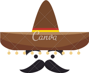 Mexican Hat Culture - Icons By Canva Illustration Png