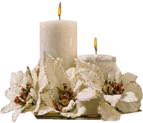 M - Beautiful Candles Candles Pillar Candles Christmas Png