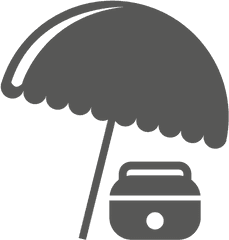 Ice Case Umbrella Icon - Transparent Png U0026 Svg Vector File Sombrilla Png Silueta