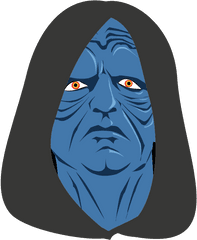 Emperor Palpatine Head Transparent - Emperor Palpatine Head Png