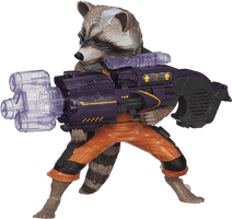 Raccoon Toy Rocket Free HD Image - Free PNG