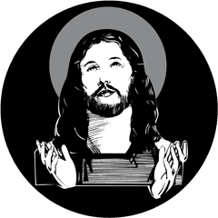 Black And White Jesus Face Transparent - Jesus Png