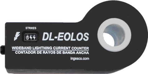 Eolos High Bandwidth Lightning Strike Counter Ingesco - Wind Turbine Png