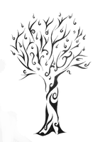 Tribe Of Life Tree Tattoo Free Photo PNG