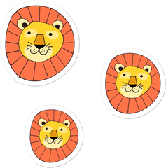 Baby Lion Sticker Pack - Cartoon Png