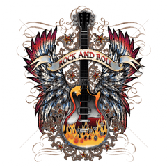 Rock And Roll Shirt Designs With - Rock N Roll Logo Transparent Background Png