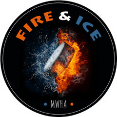 Fire And Ice Youth Hockey Fundraiser - Hockey Puck Art Png