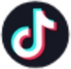 Tiktok Logo Kreis Circle Black White - Tiktok Png