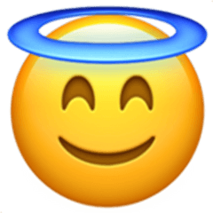 43 Sexting Emoji - Smiling Face With Halo Emoji Png