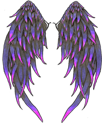 Angel Wings Tattoos High Quality Png - 6665 Transparentpng Colored Angel Wings Drawing