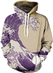 Lean Cup Wave Hoodie - Getonfleek California Republic Hoodies Png