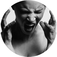 Image Of Woman Screaming For Blog Post - Crazy Person Png