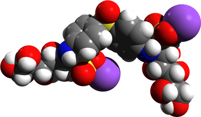 Promin Molecular Structure - Rasmol Space Filling Models Png