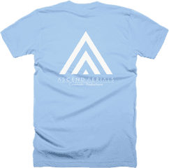 Ascend Aerials - American Apparel Baby Blue White Logo U2014 Ascend Aerials Png