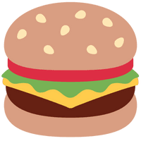 Hamburger Fries Cheeseburger Veggie French Burger Emoji - Free PNG