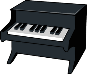 Royalty Free Library Piano Keyboard Png - Piano Clipart