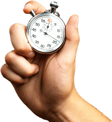 Eprocurement Software Solutions Aquiire - Hand With Stop Watch Png