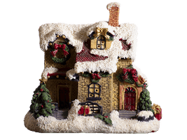 House Christmas Free Download PNG HQ