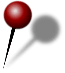 Red Push Pin - Pin Png