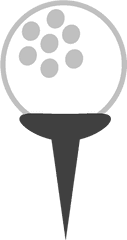 Cartoon Golf Ball - Cartoon Golf Ball Tee Png