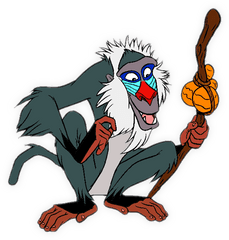 The Lion King Rafiki Zira Monkey - Lion King Characters Rafiki Png