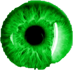 Iris Green Freetoedit Neon - Live Eye Color Change App Png