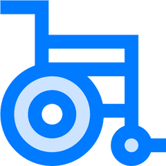 Free Icon Wheelchair - Vertical Png