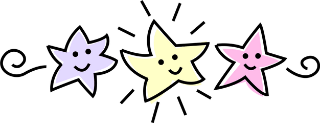 Humanoid Happy Stars - Vector Image Happy Stars Cartoon Png