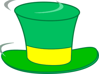 Green Top Hat Svg Vector Clip Art - Svg Clipart Hat Green Vector Png