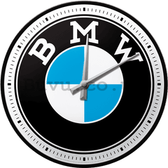 Retro Wall Clocks - Bmw Badge Key Ring Png