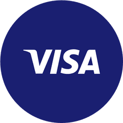 Circle Payment Round Icon Visa - Circle Png