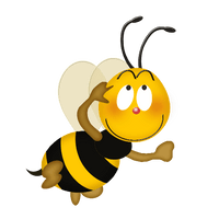 Honey Bee PNG Free Photo