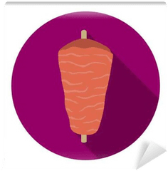 Doner Kebab Icon In Flat Style Isolated - We Live To Change London Underground Png