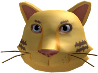 Blue Collar Cat Head - Roblox Cats Heads Png