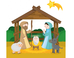 Christ Of Christianity Nativity Birth Date Jesus - Free PNG