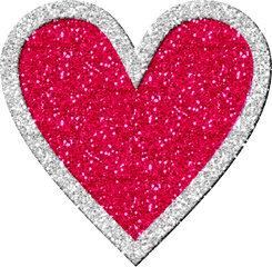 10 Heart Cliparts Glitter Pics To Free Download - Red Glitter Love Heart Png