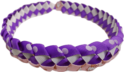 Ribbon Lei Headbands Designed By Abbi U0026 Rachi - Small Solid Png