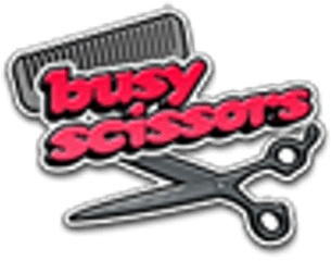 Busy Scissors - Emblem Png