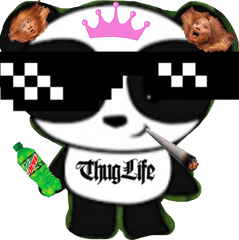 Download Thug Panda Life - Yo Mama Scp Png