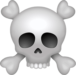 Skull Emoji [Free Download iPhone Emojis] Free Photo Icon - Free PNG