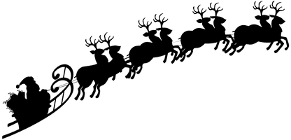 Santa Sleigh Free HD Image - Free PNG